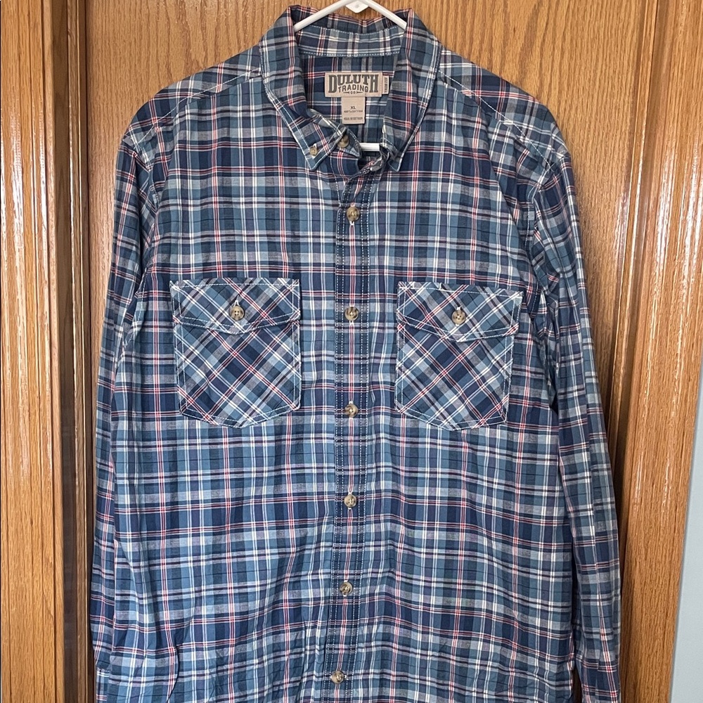 Duluth Trading Co Men's Multicolor Plaid Shirt